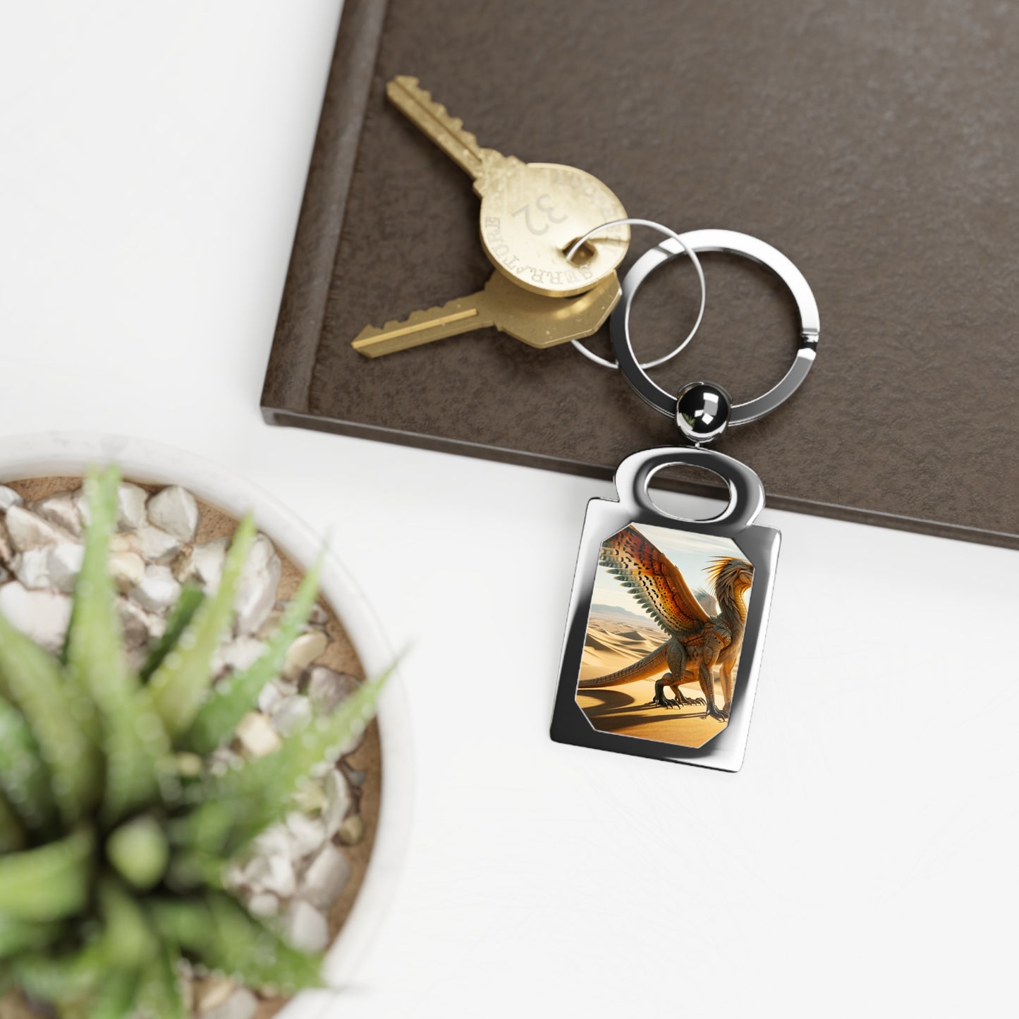 Rectangle Keychain