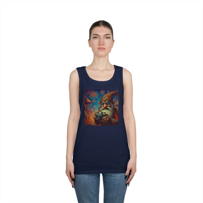 Tanktopp | Unisex | Kraftig bomull | Fantasy | Psykedelisk | Domovoi