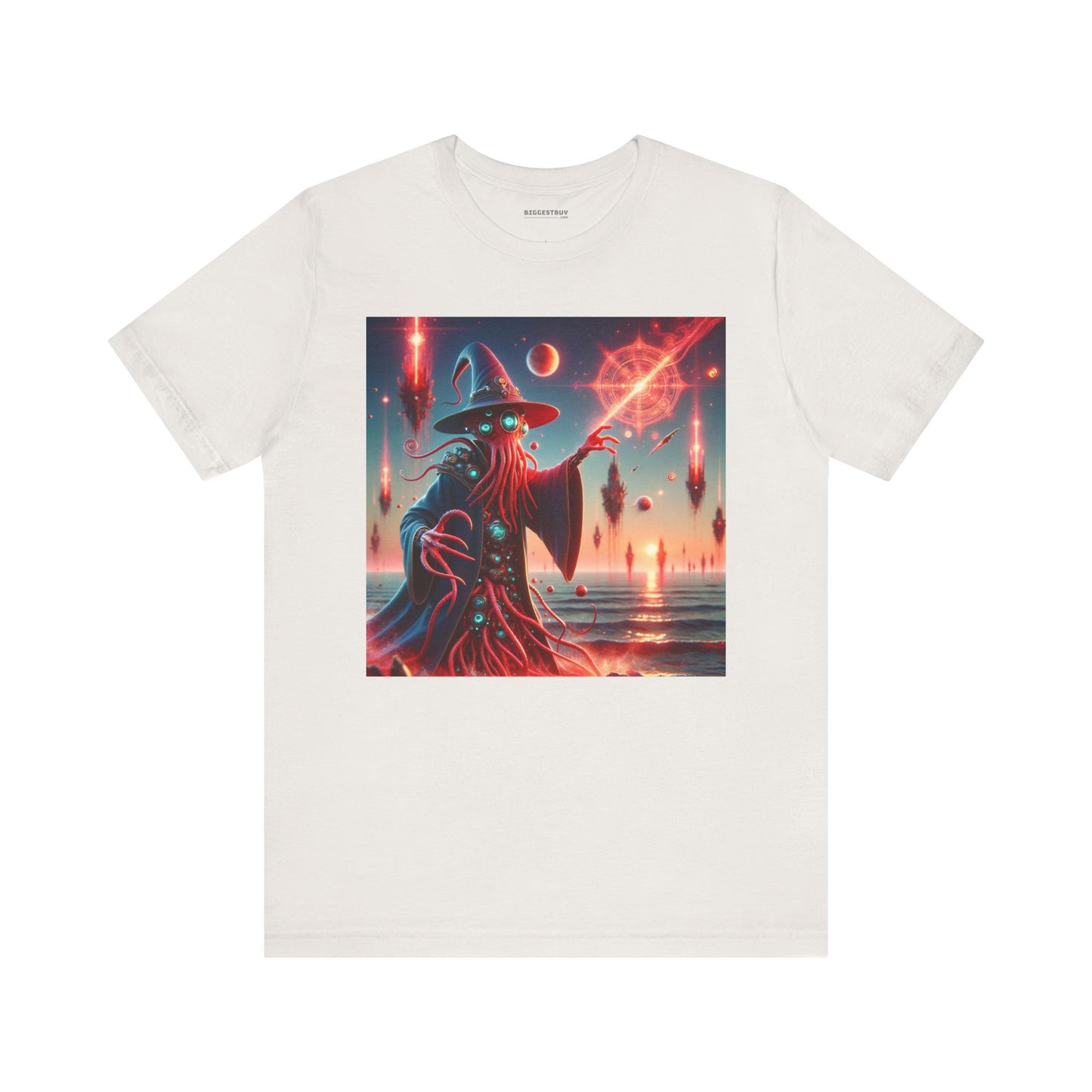 T-skjorte | Unisex | Jersey-T-skjorte | Kort erme | Kosmisk Skrekk | Illithid Trollmann