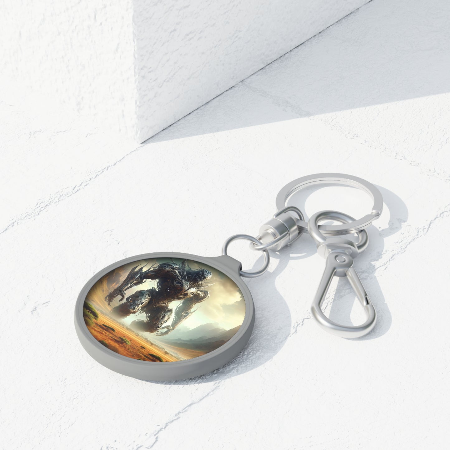 Round Keychain