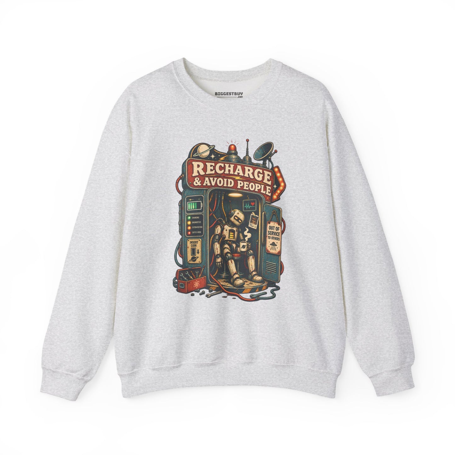Social Recharge - Crewneck Sweatshirt