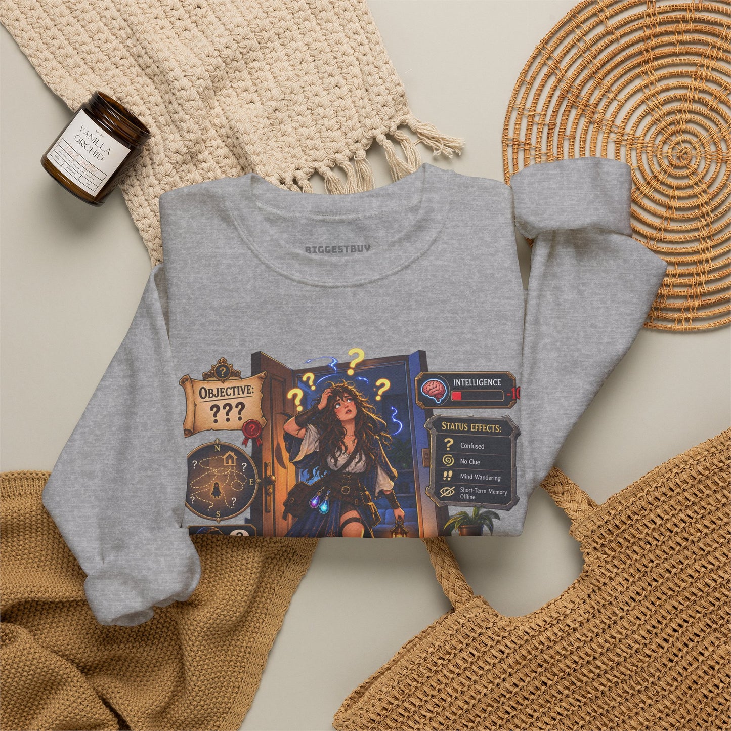 Quest Lost - Crewneck Sweatshirt