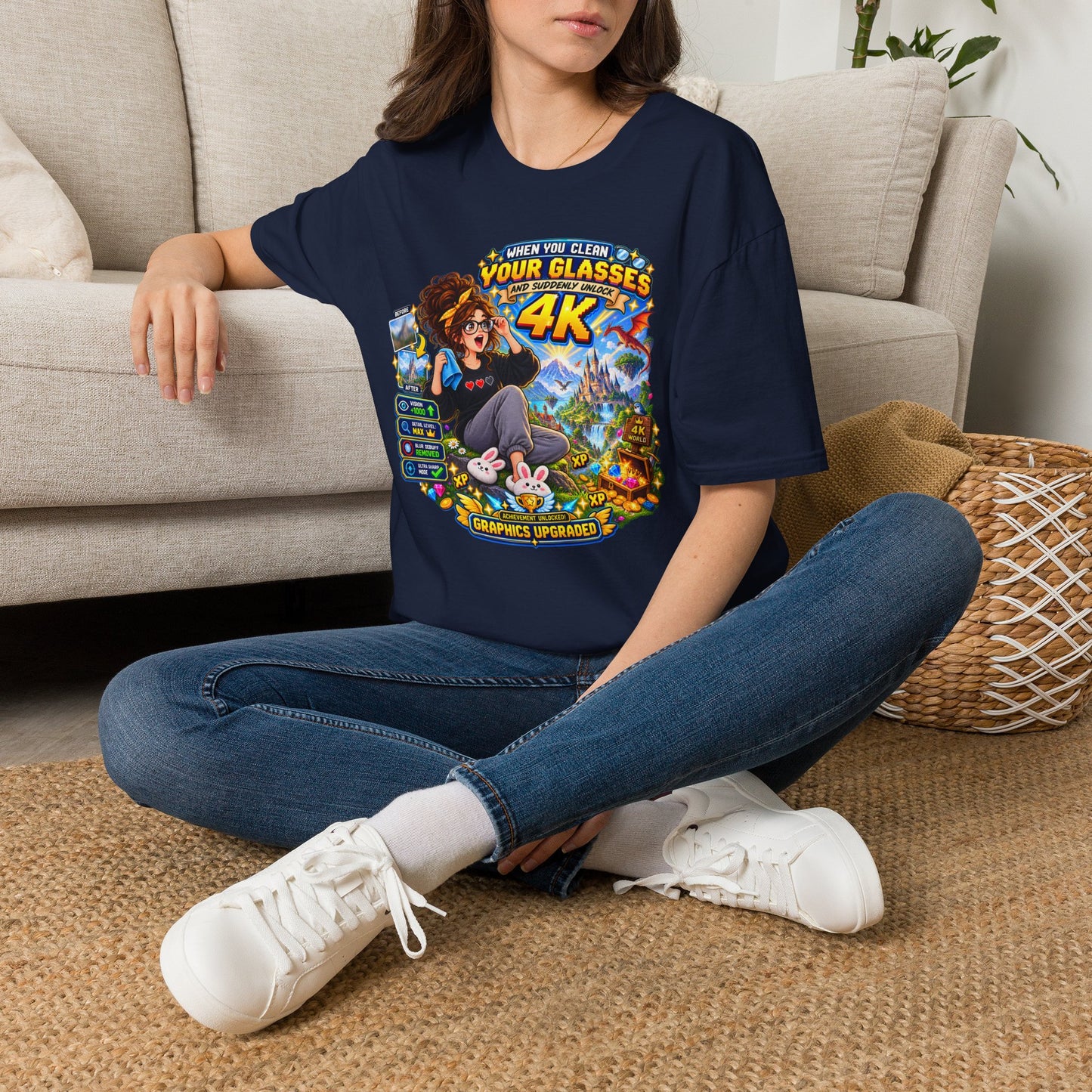Glasses Galaxy - Softstyle T-Shirt