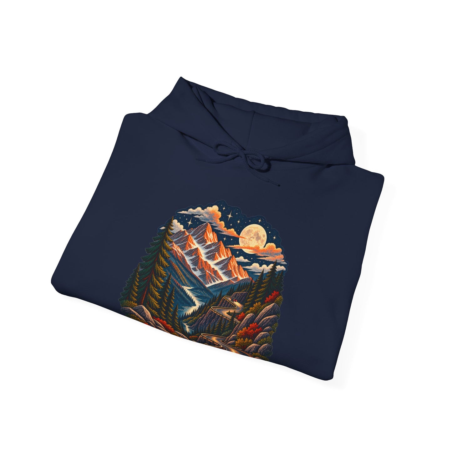 Moonlit Mountain - Pullover Hoodie