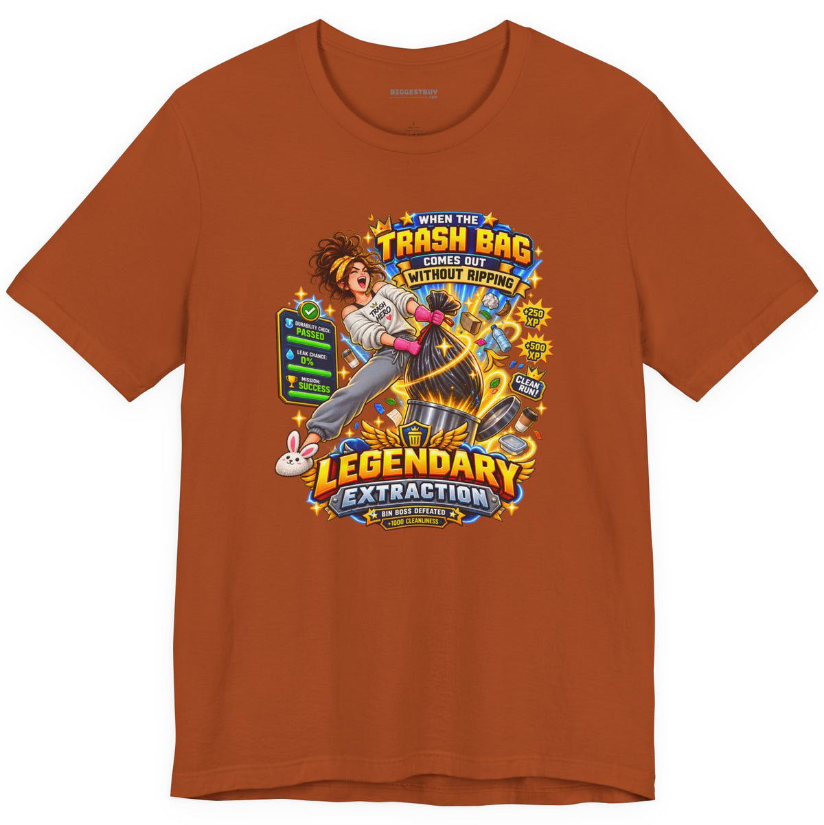 Bag Breaker - Classic Jersey Tee in Autumn, front view