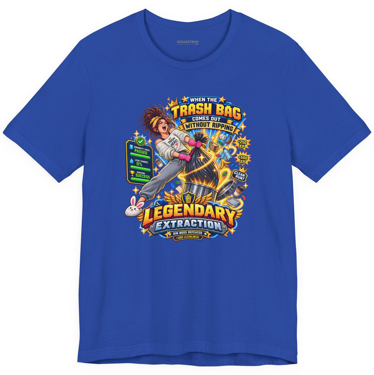 Bag Breaker - Classic Jersey Tee in True Royal, front view