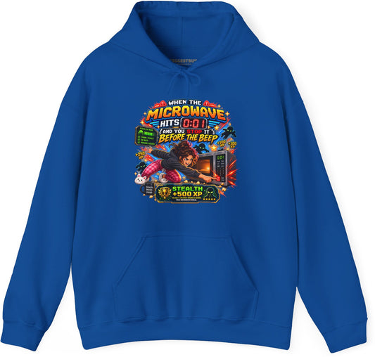 Beep Beatdown - Pullover Hoodie in Royal, front view