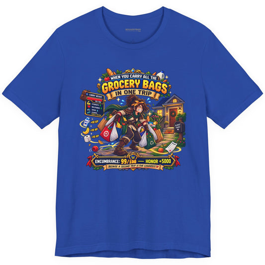 Buddy Bags - Classic Jersey Tee in True Royal, front view
