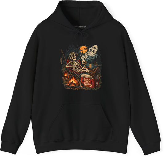 Dead Tired - Pullover Hoodie in Black, front view