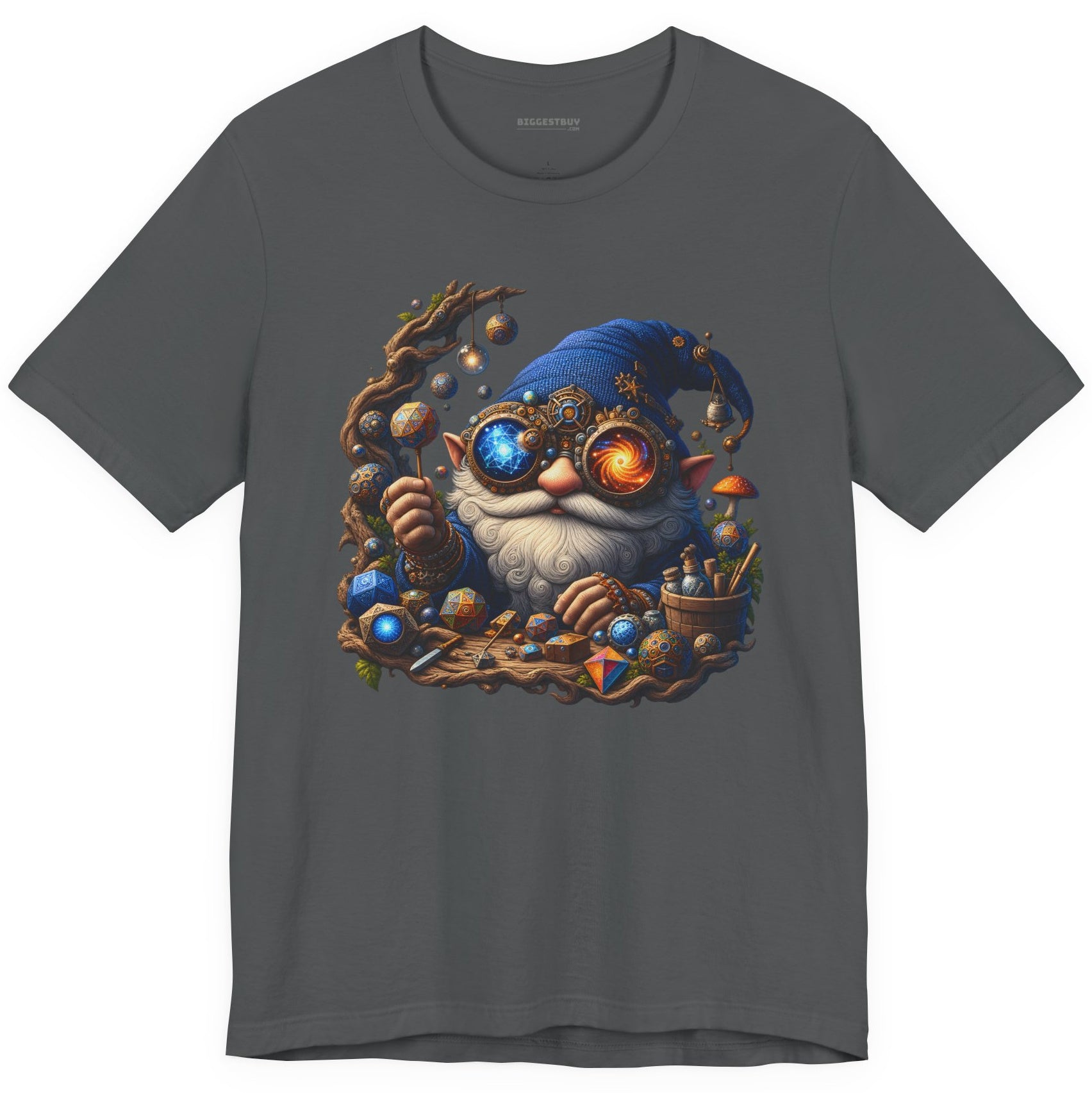 Enchanted Alchemist - Classic Jersey Tee in Asphalt, front view