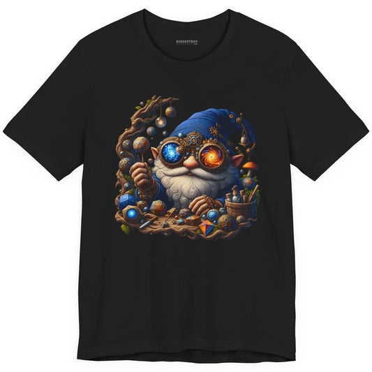 Enchanted Alchemist - Classic Jersey Tee in Black, front view