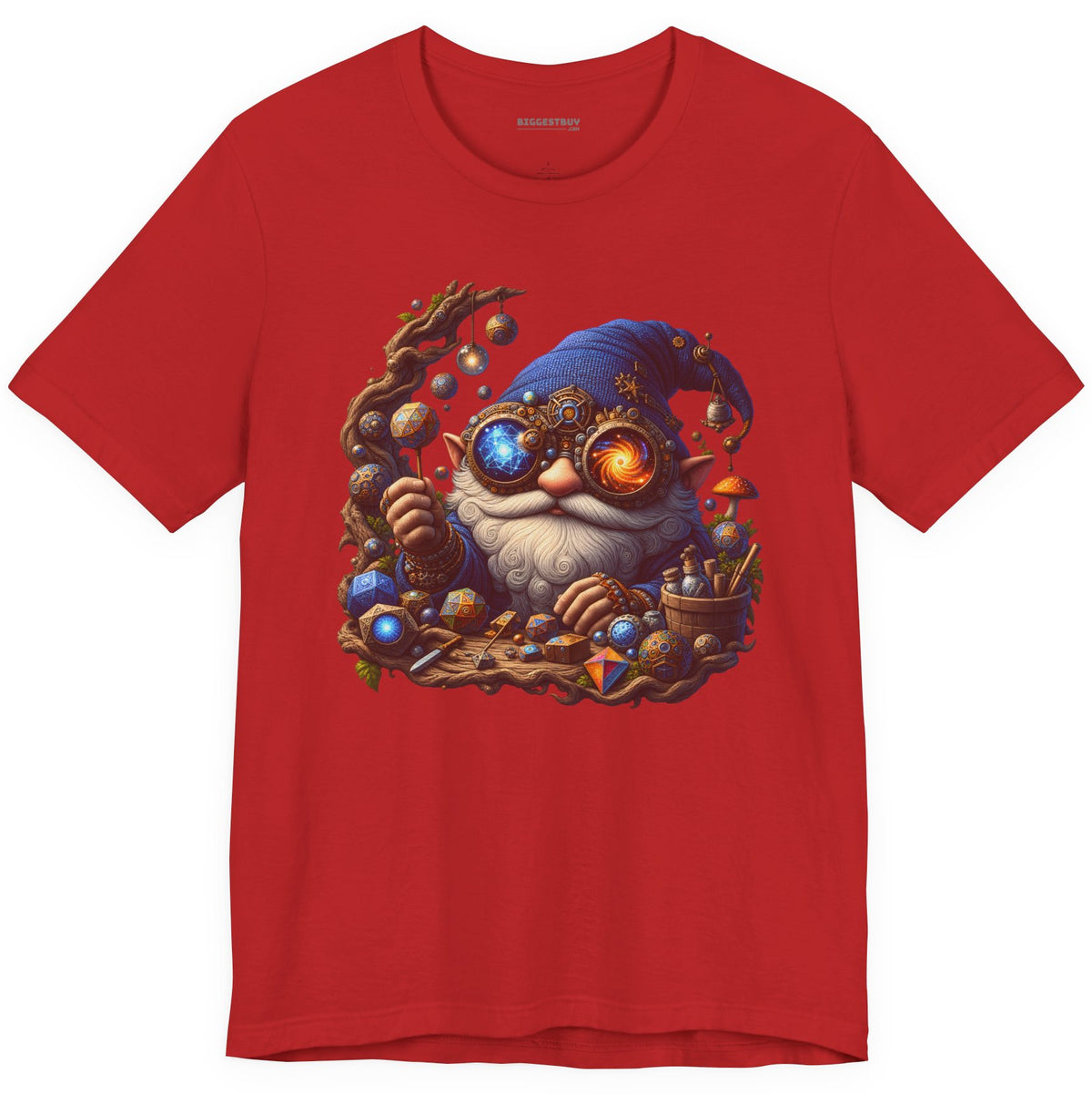 Enchanted Alchemist - Classic Jersey Tee in Red, front view