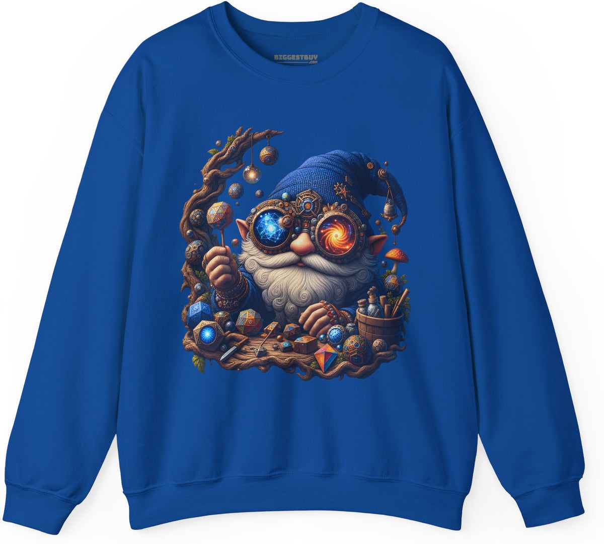Enchanted Alchemist - Crewneck Sweatshirt in Royal, front view