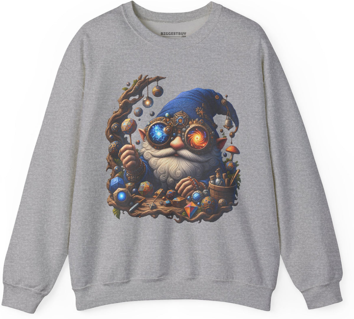 Enchanted Alchemist - Crewneck Sweatshirt in Sport Grey, front view