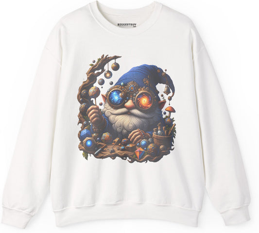 Enchanted Alchemist - Crewneck Sweatshirt in White, front view