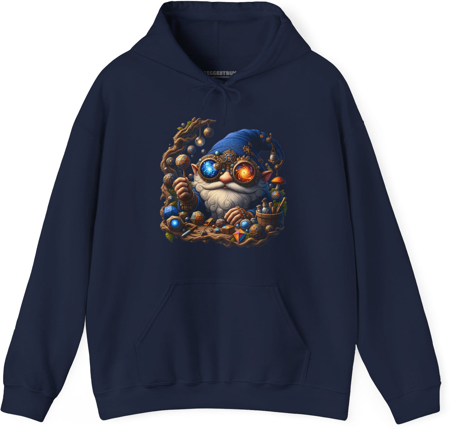 Enchanted Alchemist - Pullover Hoodie in Navy, front view