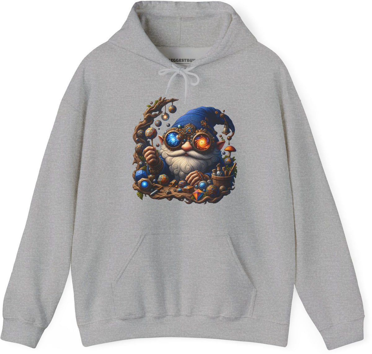 Enchanted Alchemist - Pullover Hoodie in Sport Grey, front view