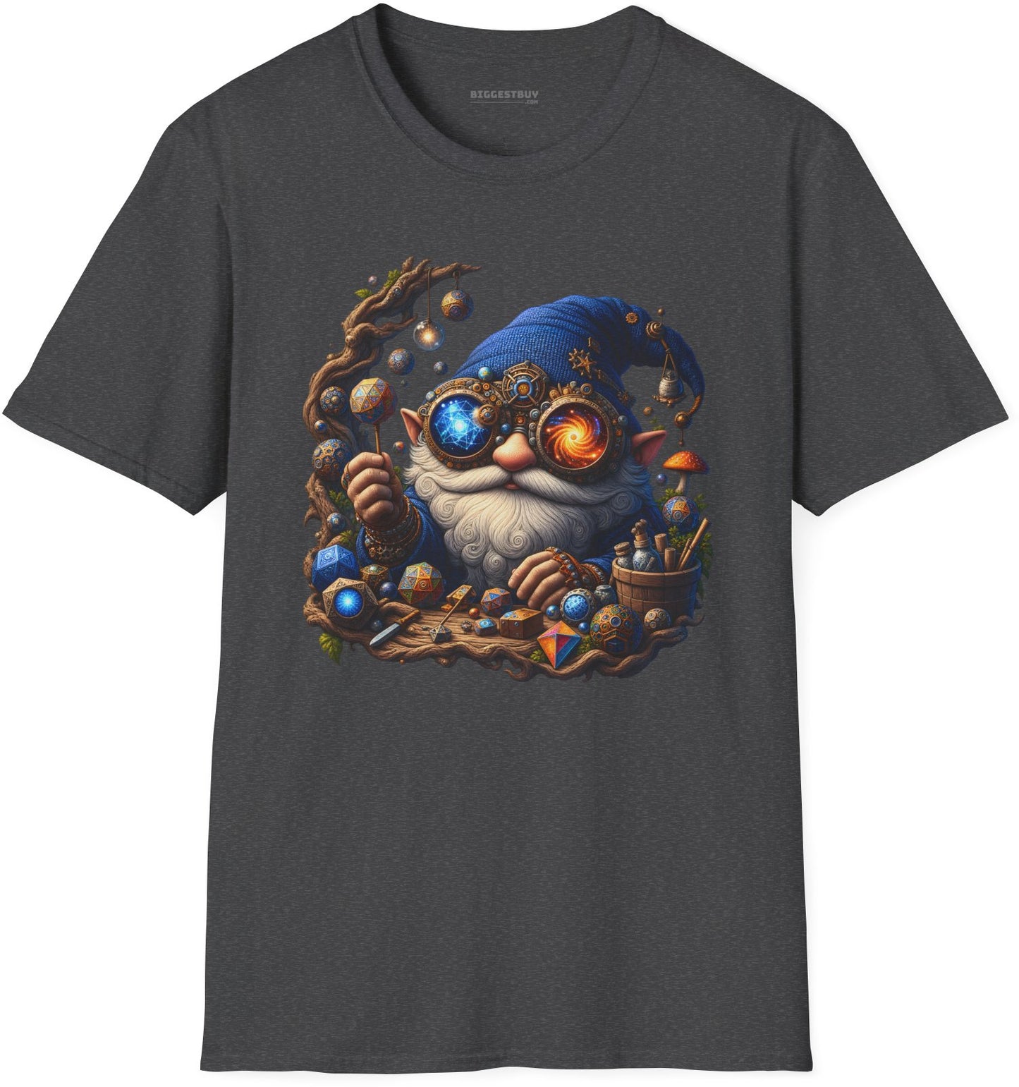 Enchanted Alchemist - Softstyle T-Shirt in Dark Heather, front view