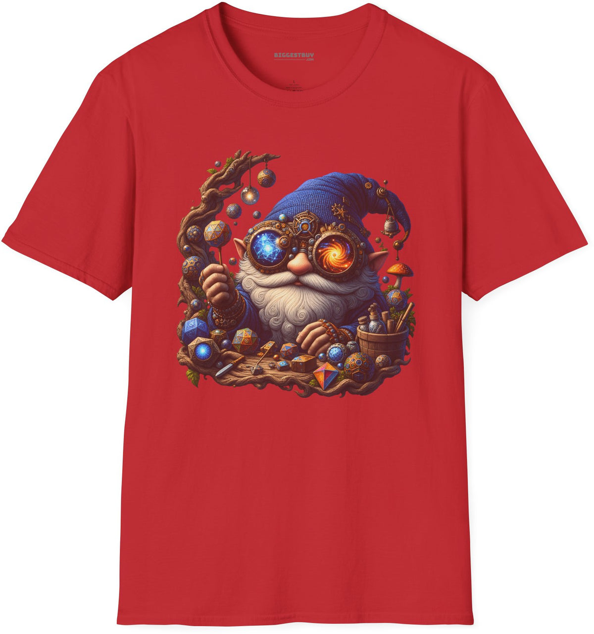 Enchanted Alchemist - Softstyle T-Shirt in Red, front view
