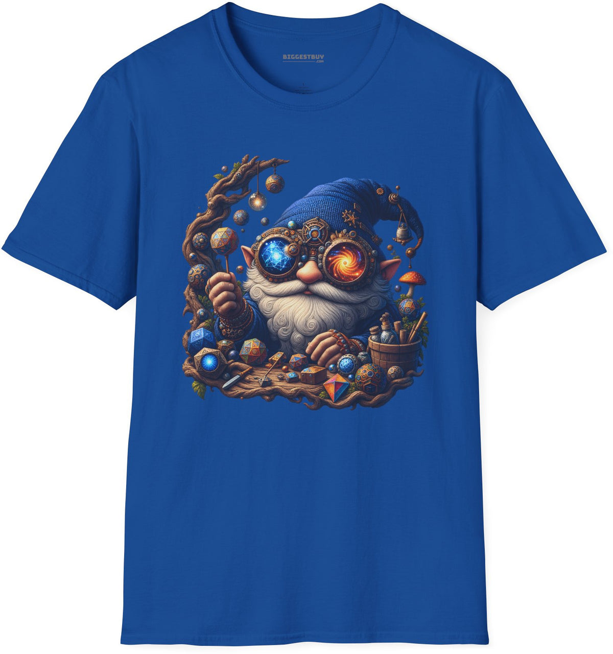Enchanted Alchemist - Softstyle T-Shirt in Royal, front view