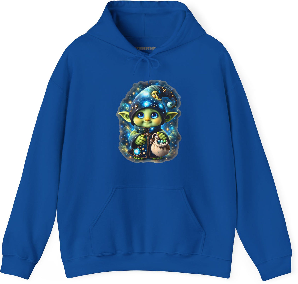 Galaxy Gnome - Pullover Hoodie in Royal, front view