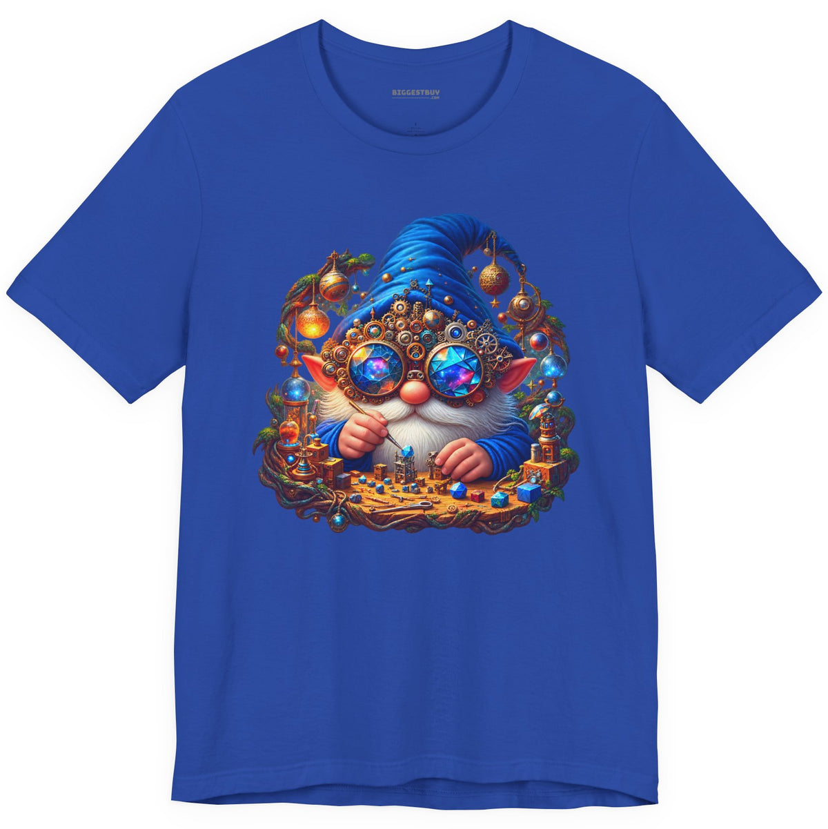 Gnome Of - Classic Jersey Tee in True Royal, front view