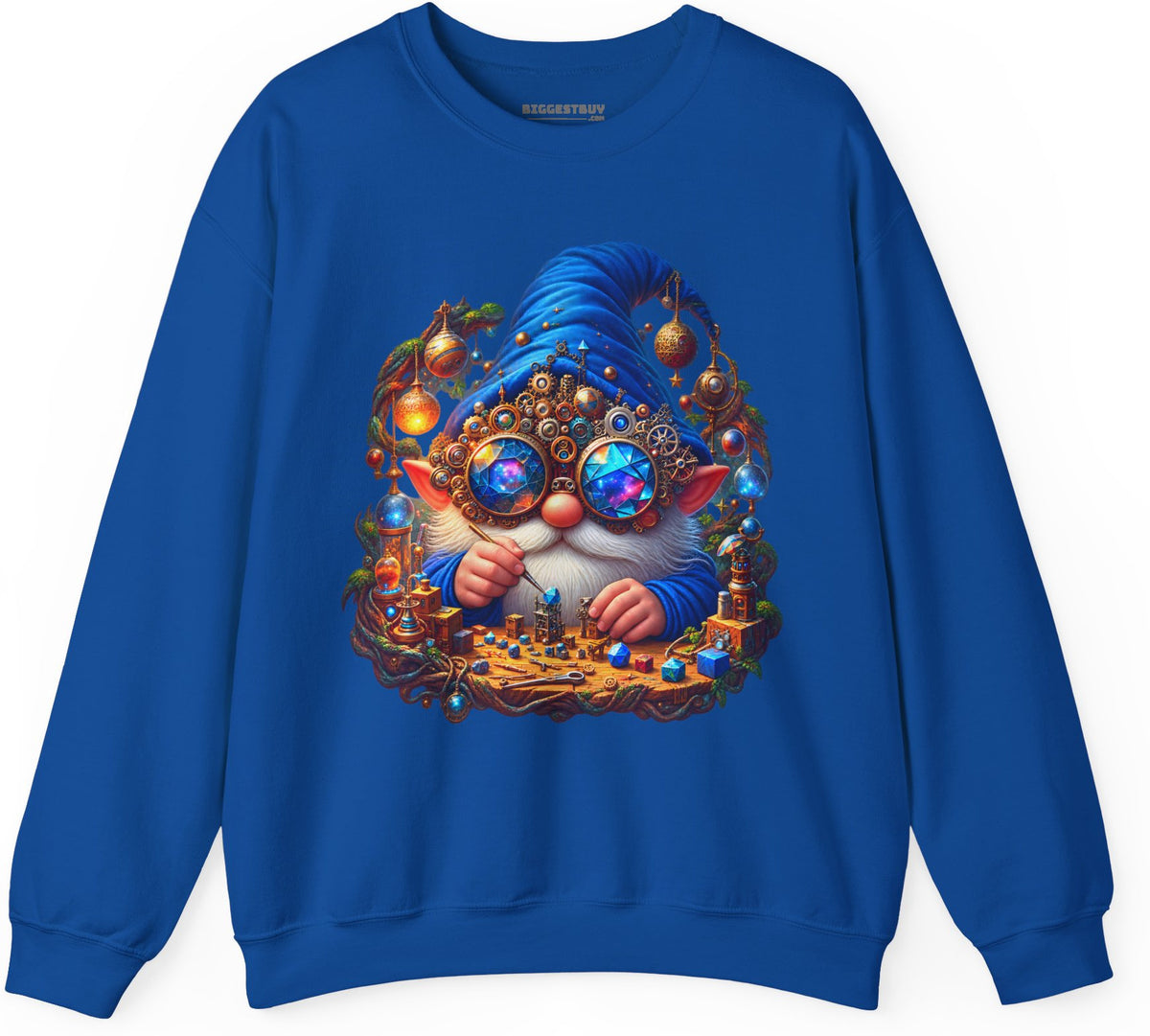 Gnome Of - Crewneck Sweatshirt in Royal, front view