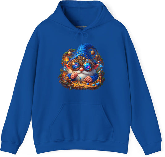 Gnome Of - Pullover Hoodie in Royal, front view