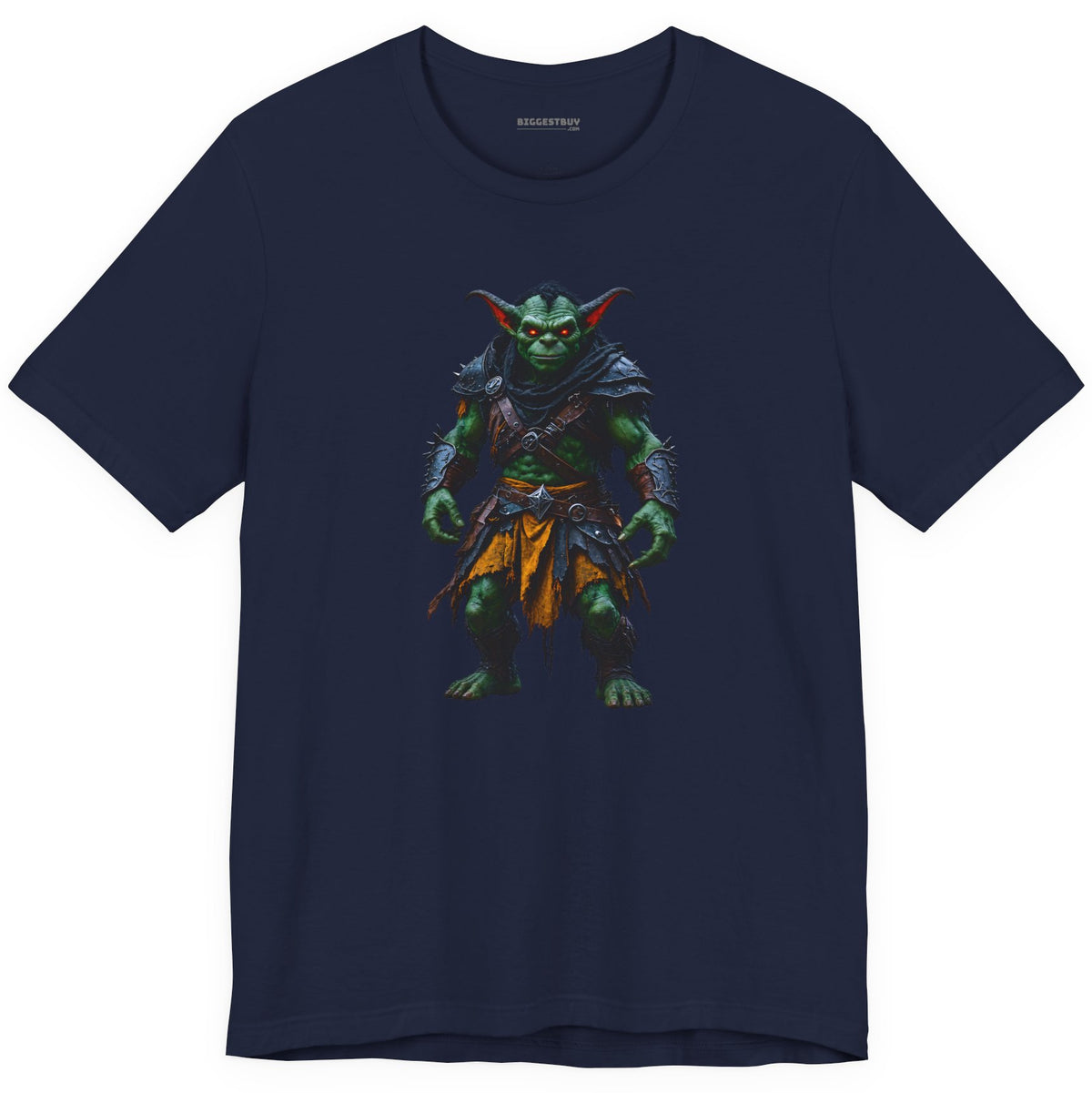 Goblin Rogue - Classic Jersey Tee in Navy, front view