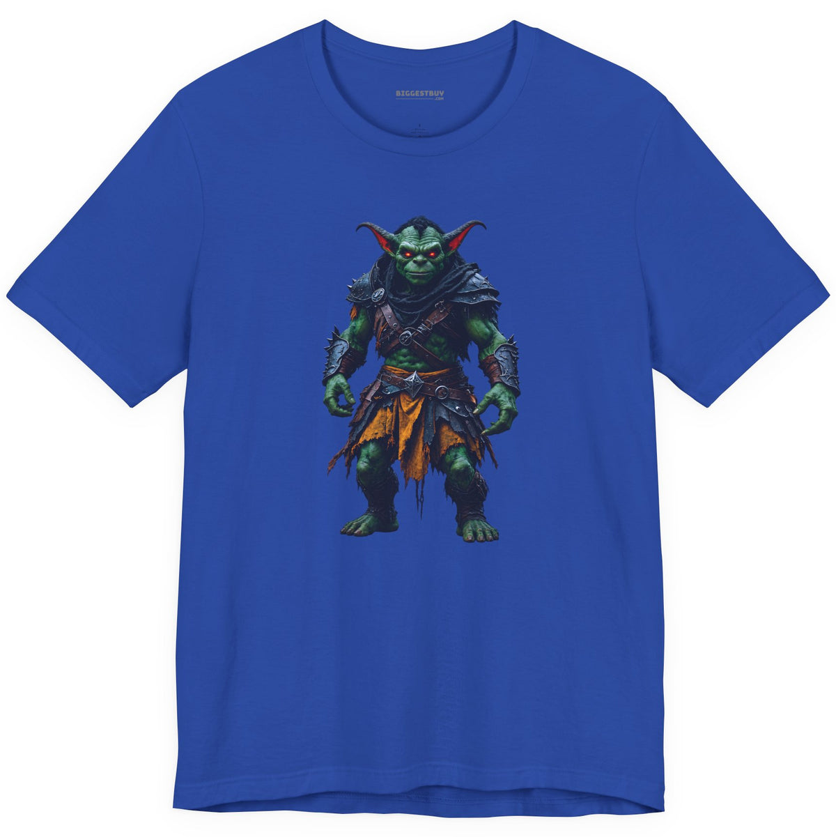 Goblin Rogue - Classic Jersey Tee in True Royal, front view