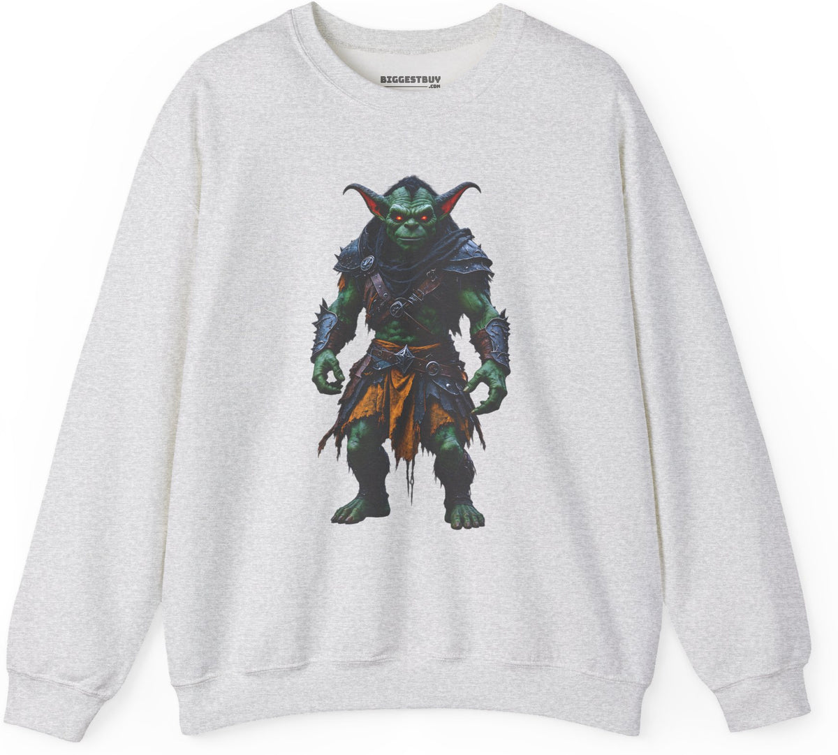 Goblin Rogue - Crewneck Sweatshirt in Ash, front view