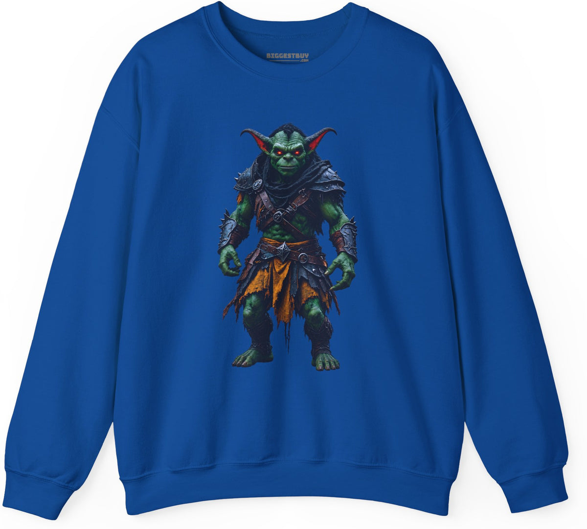 Goblin Rogue - Crewneck Sweatshirt in Royal, front view