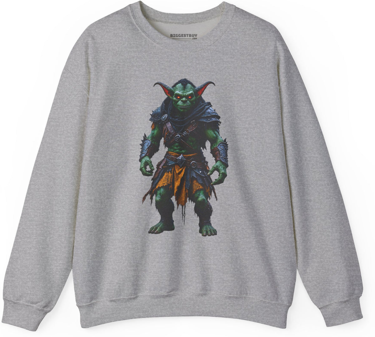 Goblin Rogue - Crewneck Sweatshirt in Sport Grey, front view