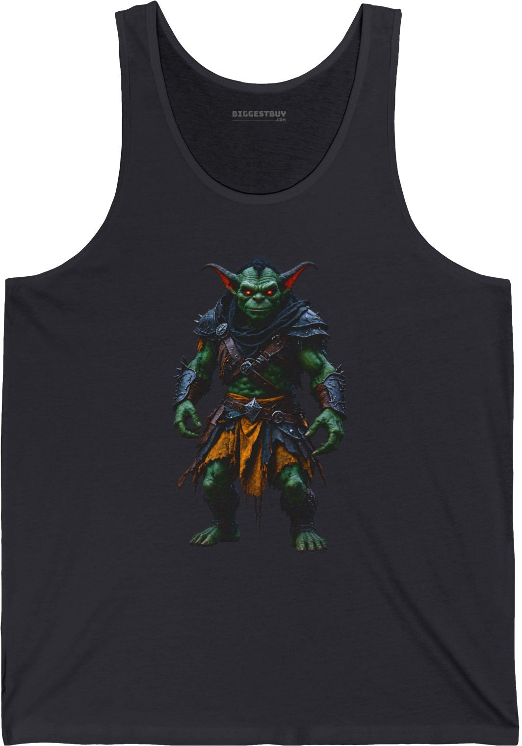 Goblin Rogue - Jersey Tank Top in Dark Grey, front view