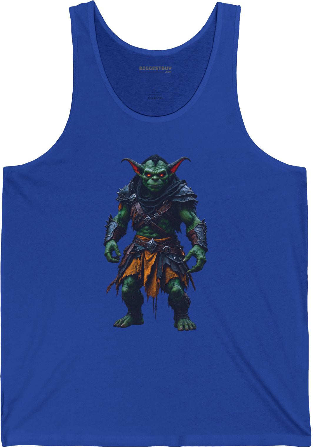 Goblin Rogue - Jersey Tank Top in True Royal, front view