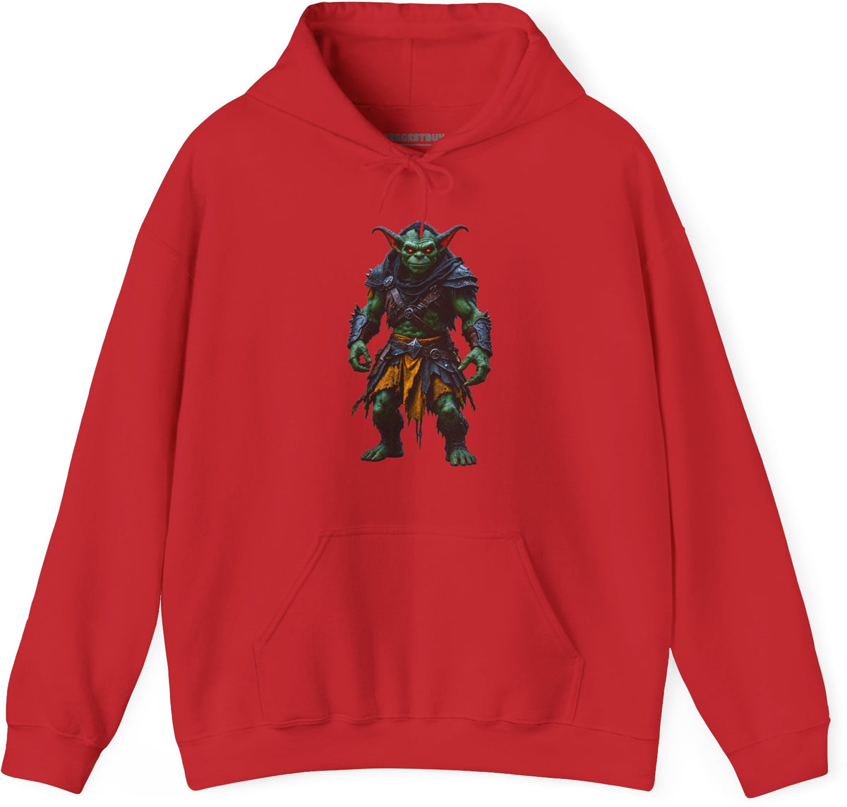 Goblin Rogue - Pullover Hoodie in Red, front view
