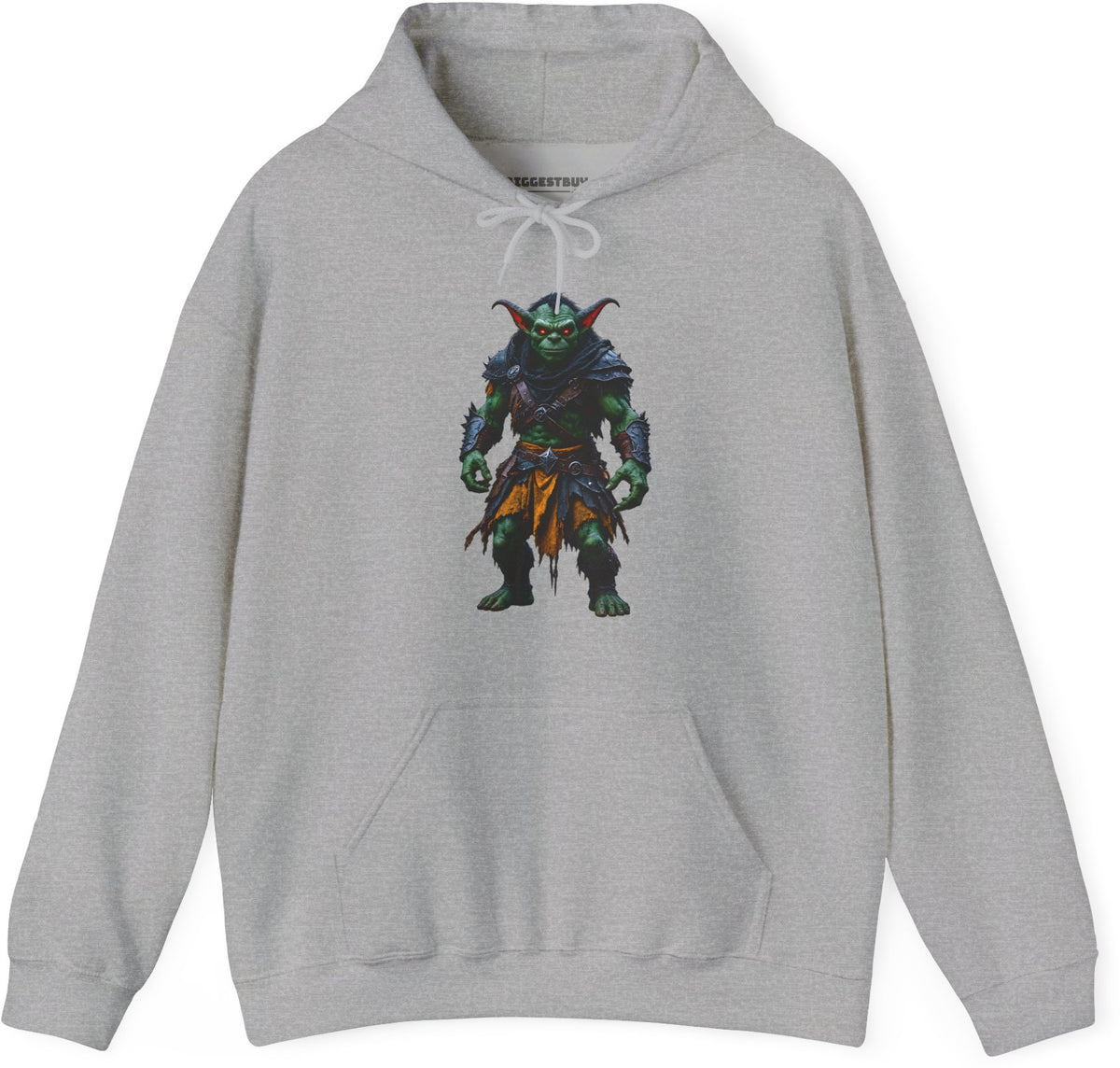 Goblin Rogue - Pullover Hoodie in Sport Grey, front view
