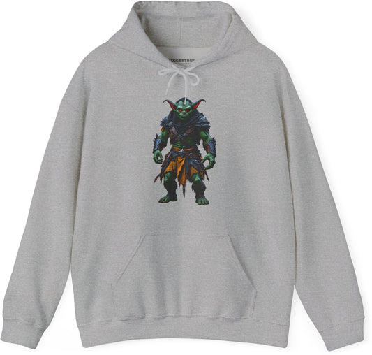 Goblin Rogue - Pullover Hoodie in Sport Grey, front view