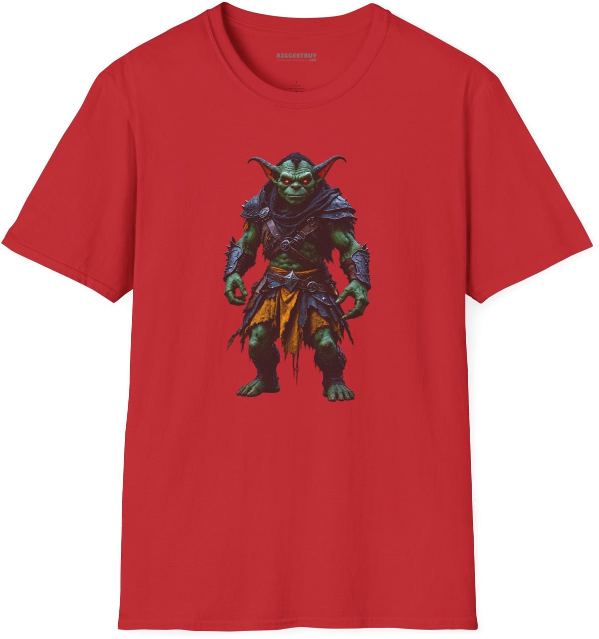 Goblin Rogue - Softstyle T-Shirt in Red, front view