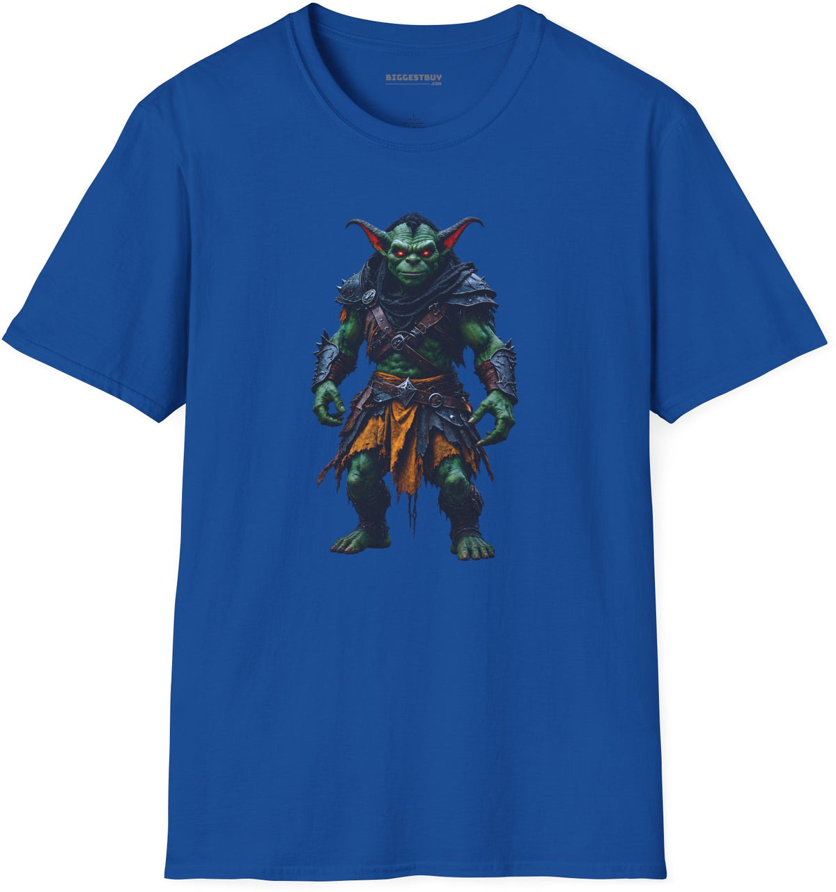 Goblin Rogue - Softstyle T-Shirt in Royal, front view