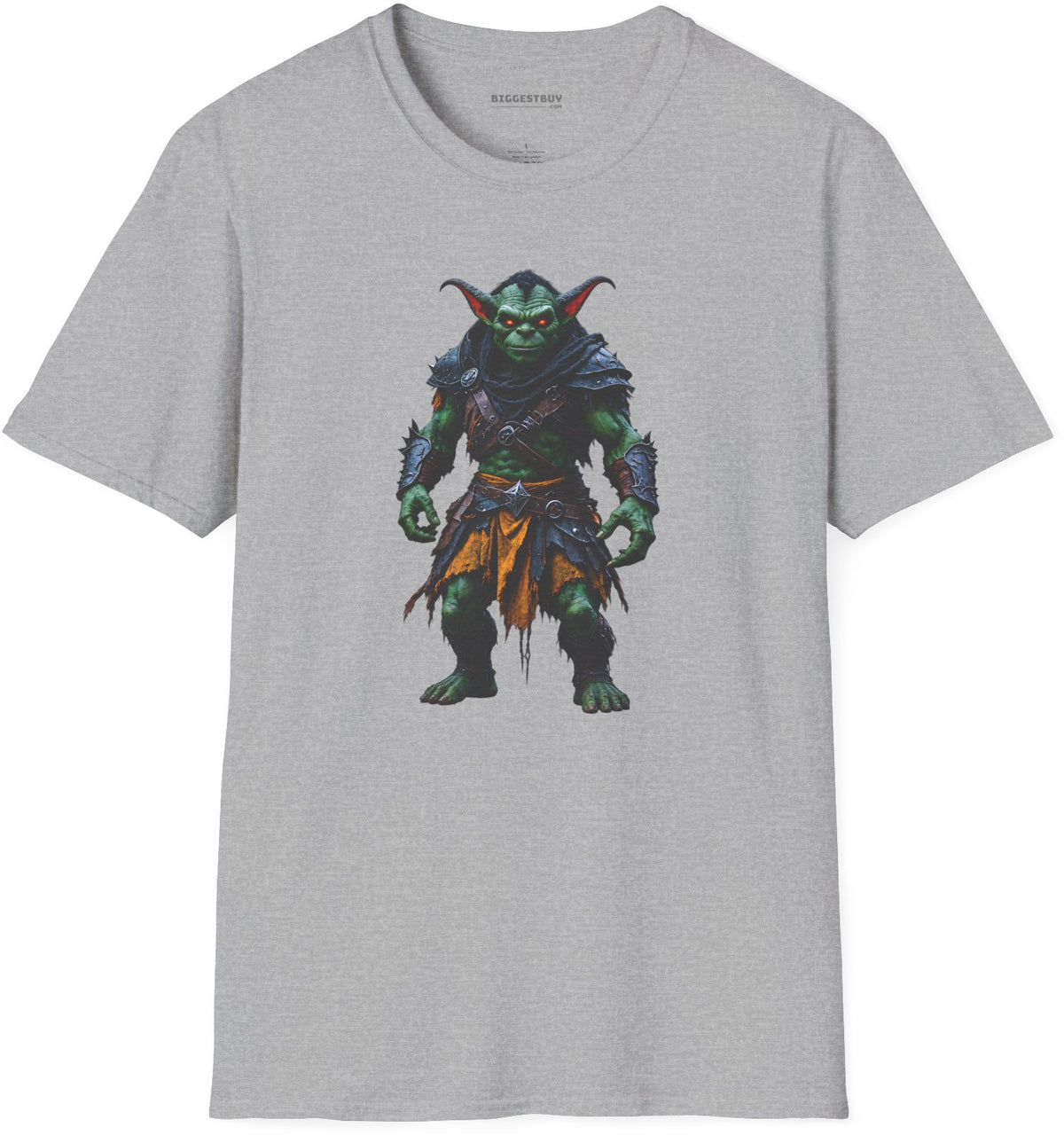 Goblin Rogue - Softstyle T-Shirt in Sport Grey, front view