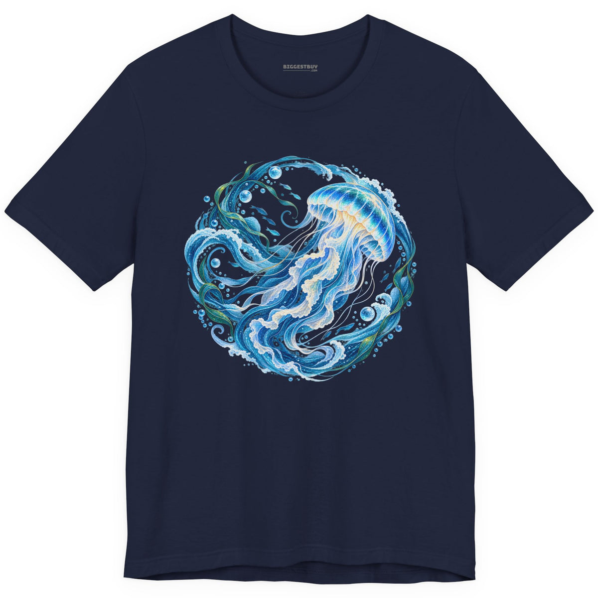 Jellylicious - Classic Jersey Tee in Navy, front view