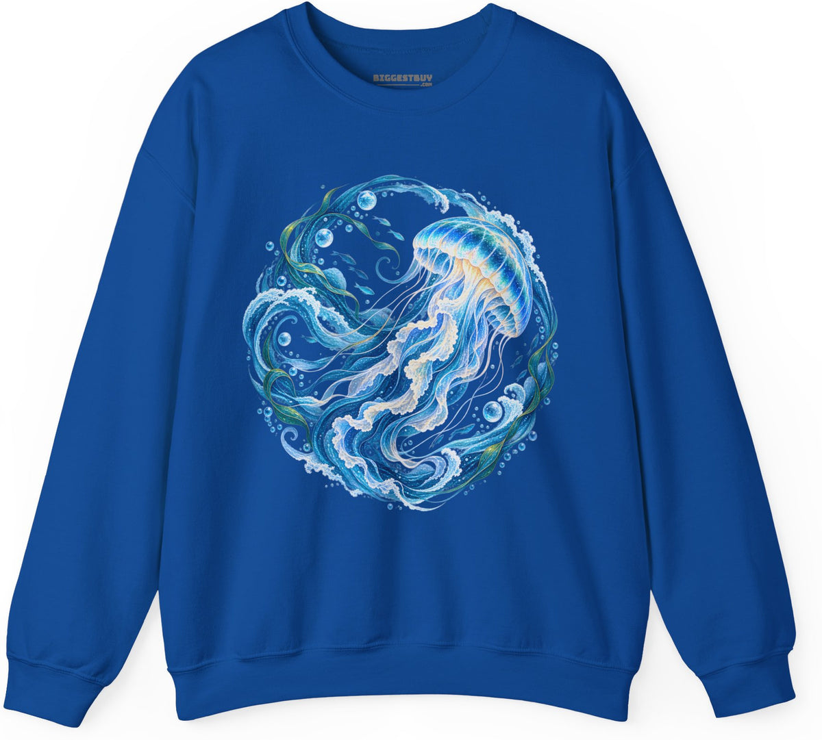 Jellylicious - Crewneck Sweatshirt in Royal, front view