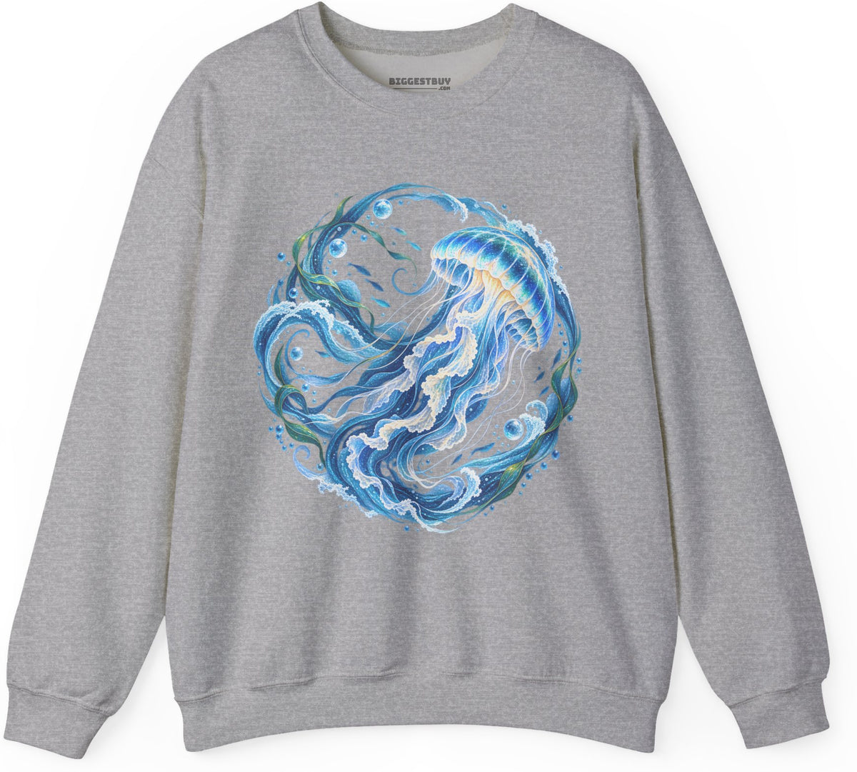 Jellylicious - Crewneck Sweatshirt in Sport Grey, front view