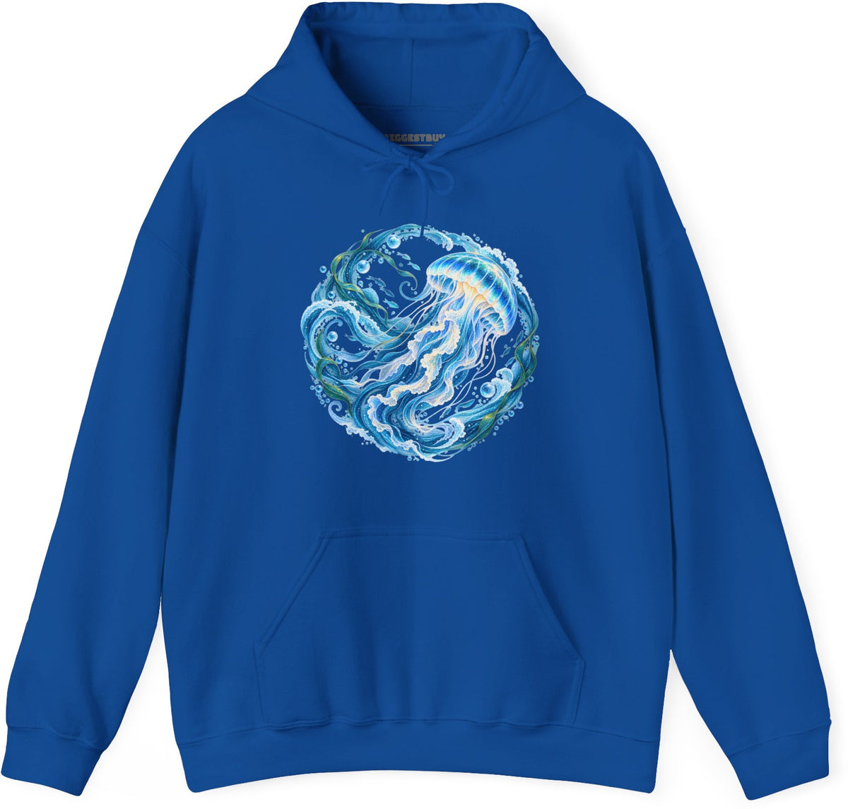 Jellylicious - Pullover Hoodie in Royal, front view