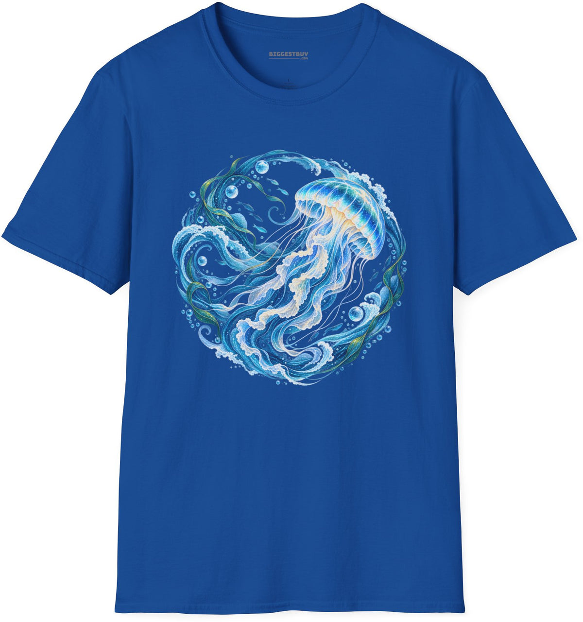 Jellylicious - Softstyle T-Shirt in Royal, front view