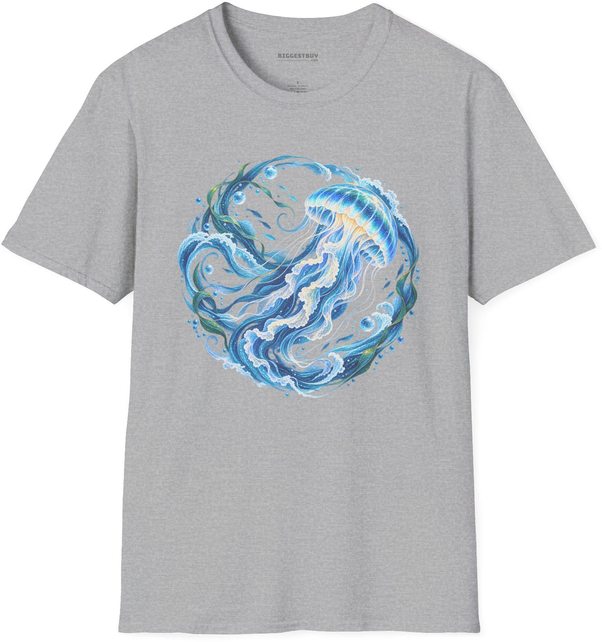 Jellylicious - Softstyle T-Shirt in Sport Grey, front view