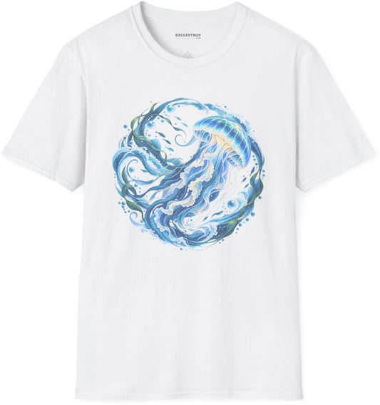 Jellylicious - Softstyle T-Shirt in White, front view