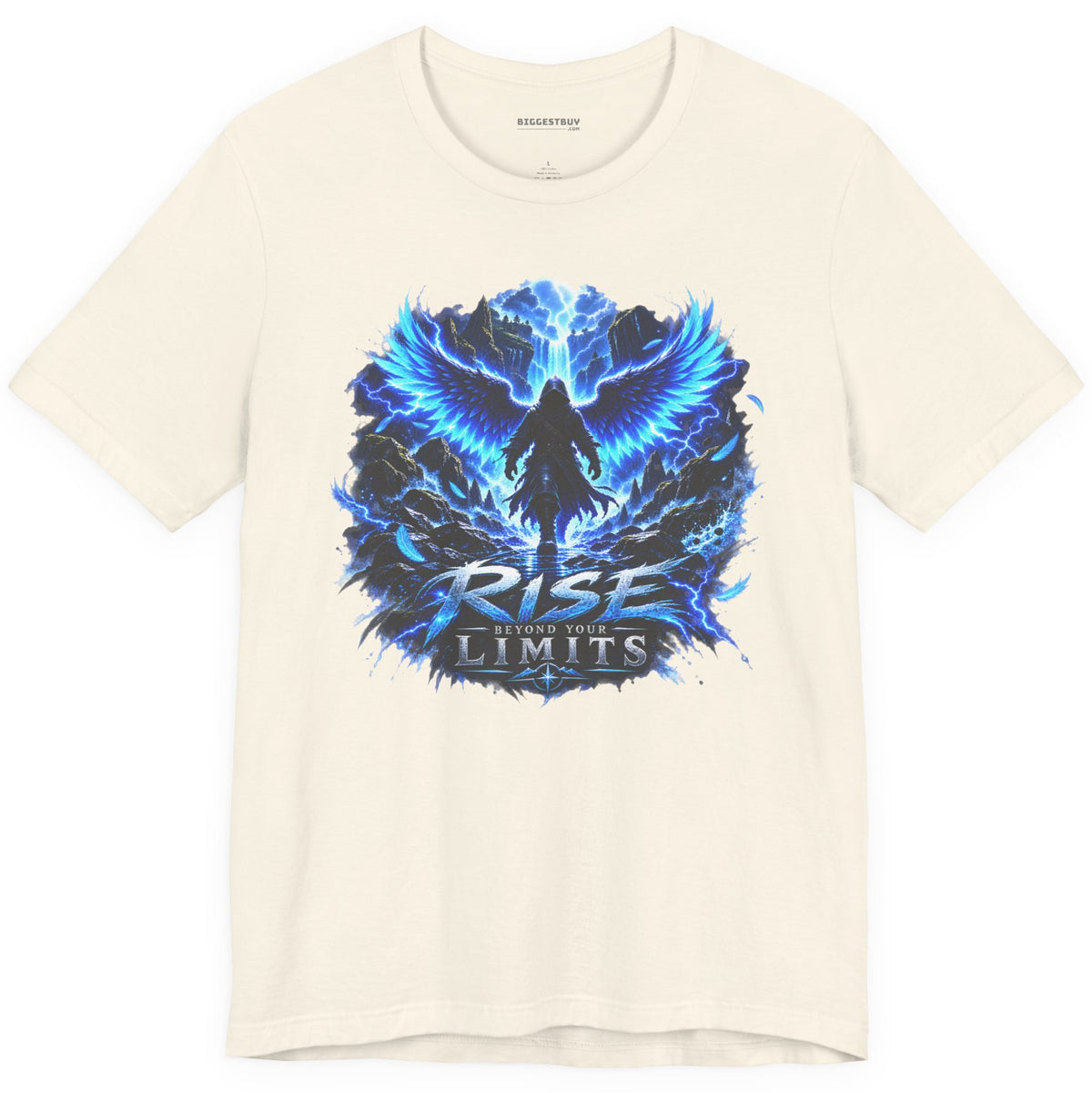Limit Break - Classic Jersey Tee in Natural, front view
