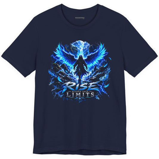 Limit Break - Classic Jersey Tee in Navy, front view